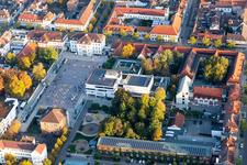 Town Hall Square, City Library in the district Ludwigsburg-Mitte in Ludwigsburg in the state Baden-Wuerttemberg, Germany