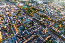 Ludwigsburg in the state Baden-Wuerttemberg, Germany out of the air