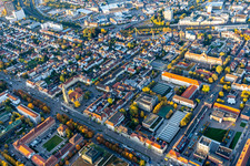 Ludwigsburg in the state Baden-Wuerttemberg, Germany seen from above