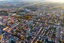 The city center in the downtown area between Solitudestreet and Schlossstreet in Ludwigsburg in the state Baden-Wurttemberg, Germany