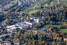 Aerial view of Nürtingen in the state Baden-Wuerttemberg, Germany