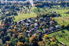 Aerial view of At Gallows Hill in Nürtingen in the state Baden-Wuerttemberg, Germany