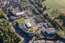 Industrial estate and company settlement Zementwerk in Nuertingen in the state Baden-Wurttemberg, Germany