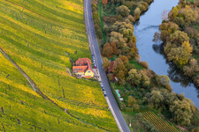 Gasthaus Mainaussicht Gifthütte in the district Escherndorf in Volkach in the state Bavaria, Germany