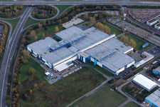 Aerial view of Schweinfurt in the state Bavaria, Germany