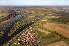 Lockage of the Main channel in Gerlachshausen in the state Bavaria, Germany