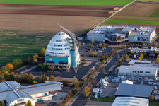 Industrial estate and company settlement Mainfrankenpark with Cineworld-Cineplex in Dettelbach in the state Bavaria, Germany