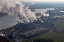 Palm Paper Mill in Wörth am Rhein in the state Rhineland-Palatinate, Germany