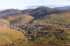 Village view in Varnhalt in the state Baden-Wurttemberg, Germany