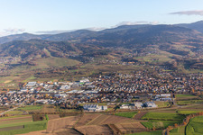 From the west in the district Weier in Ottersweier in the state Baden-Wuerttemberg, Germany