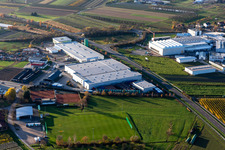 Company grounds and facilities of HELIA Ladenbau GmbH on B28 in Nussbach in the state Baden-Wurttemberg, Germany