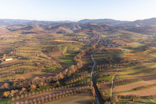 District Nesselried in Appenweier in the state Baden-Wuerttemberg, Germany out of the air