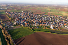 Aerial view of District Griesheim in Offenburg in the state Baden-Wuerttemberg, Germany