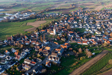 Village view in the district Sand in Willstätt in the state Baden-Wuerttemberg, Germany