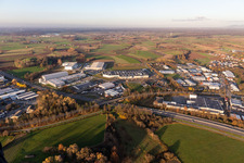 Industrial area Sand in the district Sand in Willstätt in the state Baden-Wuerttemberg, Germany