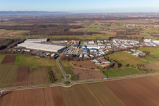 Horst industrial estate in the district Minderslachen in Kandel in the state Rhineland-Palatinate, Germany