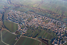 Oblique view of District Arzheim in Landau in der Pfalz in the state Rhineland-Palatinate, Germany