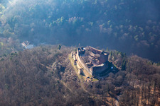 Landeck Castle Ruins in Klingenmünster in the state Rhineland-Palatinate, Germany