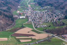 District Langenau in Schopfheim in the state Baden-Wuerttemberg, Germany