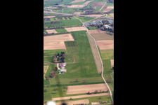 Airport Herten-Rheinfelden in the district Herten in Rheinfelden in the state Baden-Wuerttemberg, Germany