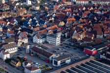 Aerial photograpy of Haslach im Kinzigtal in the state Baden-Wuerttemberg, Germany