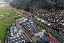 Company grounds and facilities of Foboha (Germany) GmbH in Haslach im Kinzigtal in the state Baden-Wuerttemberg, Germany