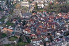Old Town area and city center in Zell am Harmersbach in the state Baden-Wuerttemberg, Germany