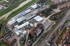 Gengenbach in the state Baden-Wuerttemberg, Germany from above