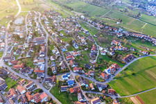 View of the town from the east in the district Fessenbach in Offenburg in the state Baden-Wuerttemberg, Germany