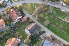 Aerial view of In the Ries from the south in the district Fessenbach in Offenburg in the state Baden-Wuerttemberg, Germany