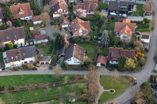 Aerial photograpy of In the Ries in the district Fessenbach in Offenburg in the state Baden-Wuerttemberg, Germany