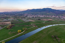 Town on the banks of the river in Ortenberg in the state Baden-Wuerttemberg, Germany