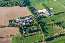Oblique view of Palatino Ranch in Steinweiler in the state Rhineland-Palatinate, Germany