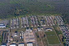 Abraham Lincoln Avenue in the district Neureut in Karlsruhe in the state Baden-Wuerttemberg, Germany