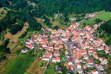 Village view in the district Gräfenhausen in Annweiler am Trifels in the state Rhineland-Palatinate, Germany