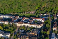 Oblique view of Pfalzklinik Landeck in Klingenmünster in the state Rhineland-Palatinate, Germany