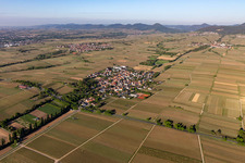 Oblique view of Walsheim in the state Rhineland-Palatinate, Germany