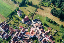 Aerial view of Hohlstr in the district Gräfenhausen in Annweiler am Trifels in the state Rhineland-Palatinate, Germany