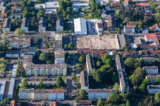 Demolition of HILA in Landau in der Pfalz in the state Rhineland-Palatinate, Germany