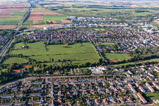 District Queichheim in Landau in der Pfalz in the state Rhineland-Palatinate, Germany out of the air