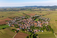 Drone recording of District Mörzheim in Landau in der Pfalz in the state Rhineland-Palatinate, Germany