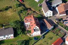 Oblique view of Hohlstr in the district Gräfenhausen in Annweiler am Trifels in the state Rhineland-Palatinate, Germany