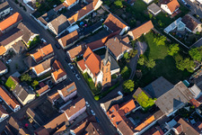 Protestant Church Oberdorf in the district Niederhochstadt in Hochstadt in the state Rhineland-Palatinate, Germany