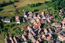 Hohlstr in the district Gräfenhausen in Annweiler am Trifels in the state Rhineland-Palatinate, Germany from above