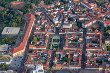 Aerial view of University Campus FTSK in Germersheim in the state Rhineland-Palatinate, Germany