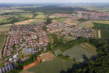 Kuhardt in the state Rhineland-Palatinate, Germany seen from above