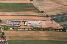 Kandel in the state Rhineland-Palatinate, Germany seen from above