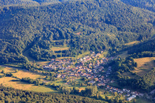 Village view from the southeast in Bobenthal in the state Rhineland-Palatinate, Germany