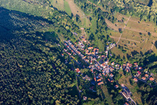 Aerial photograpy of Nothweiler in the state Rhineland-Palatinate, Germany
