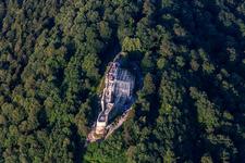 Ruins and vestiges of the former fortress Wegelnburg in Schoenau in Rhineland-Palatinat, Germany